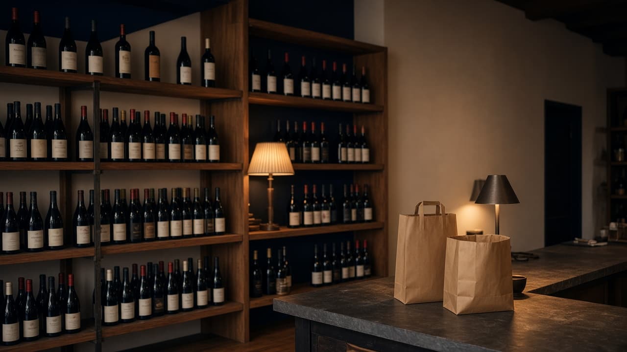Lineal de una vinoteca